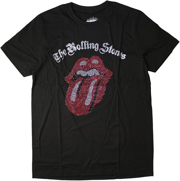 Amazon | ラインストーン ロックTシャツ The Rolling Stones ザ